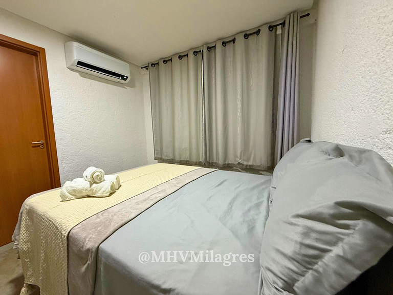 MHV Milagres - Casa Aurora, Refugio a poucos metros da Parad