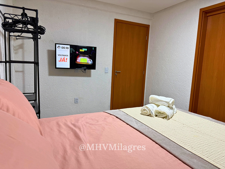 MHV Milagres - Casa Aurora, Refugio a poucos metros da Parad