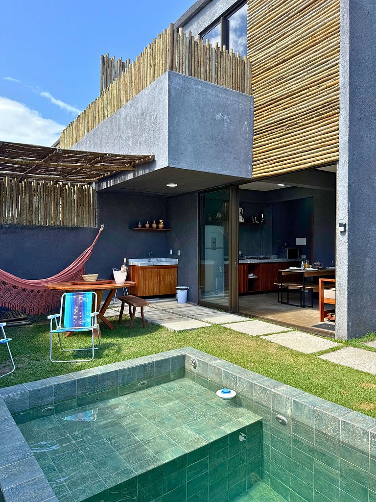 MHV Milagres - Studio Guadalupe 07, Quarto & Sala com Piscin