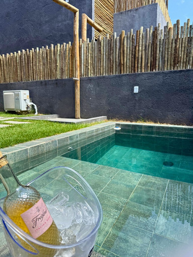 MHV Milagres - Studio Guadalupe 05, Quarto & Sala Privativo