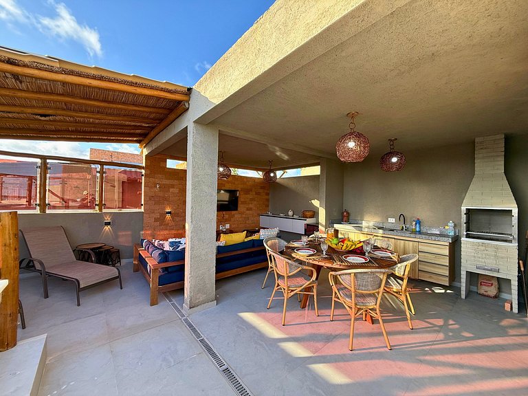 MHV Milagres - Casa Lanaí 18, Casa em Cobertura com Piscina
