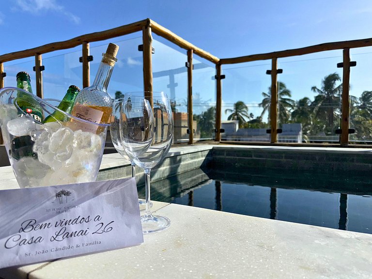 MHV Milagres - Lanai House 26, Attico con piscina e vista su